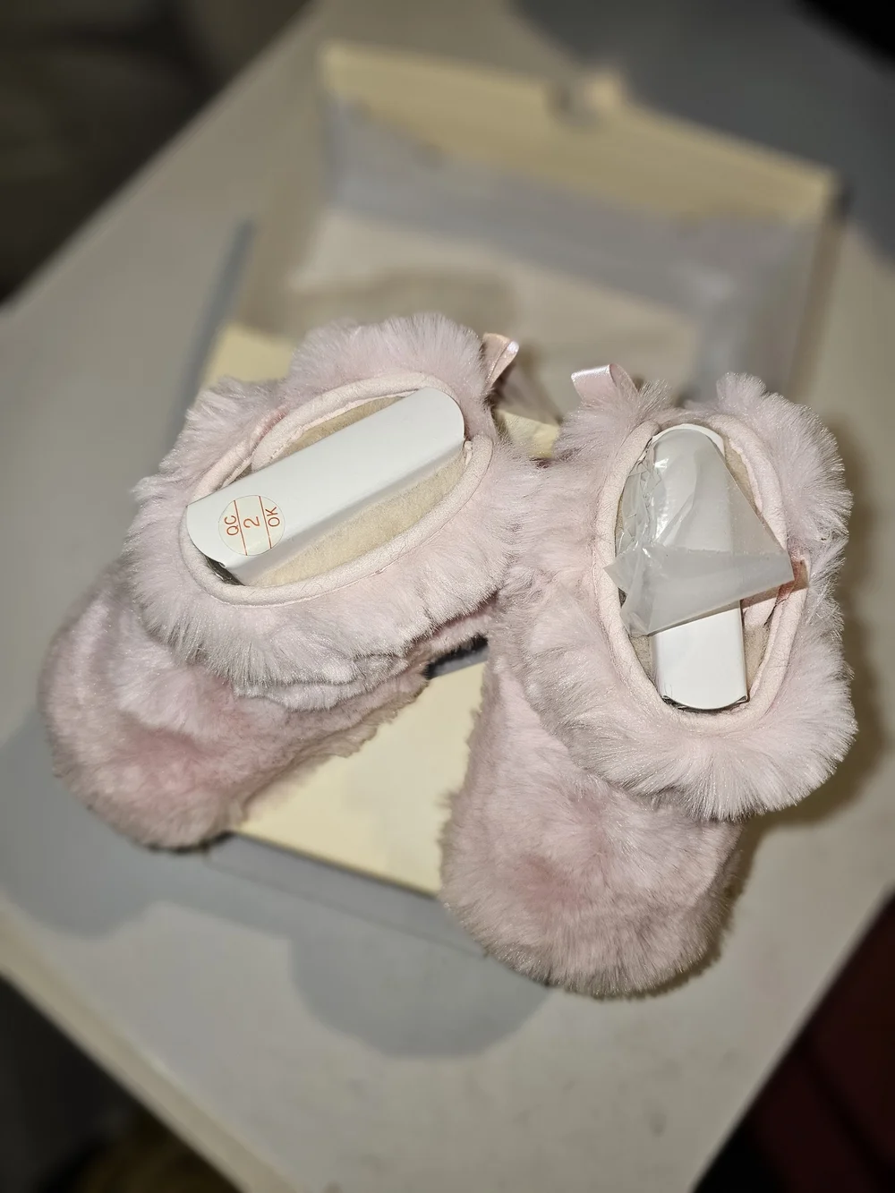 Ugg Jessie Bow Fluff Pink Bootie (Walker 4/5 M) (NIB)
